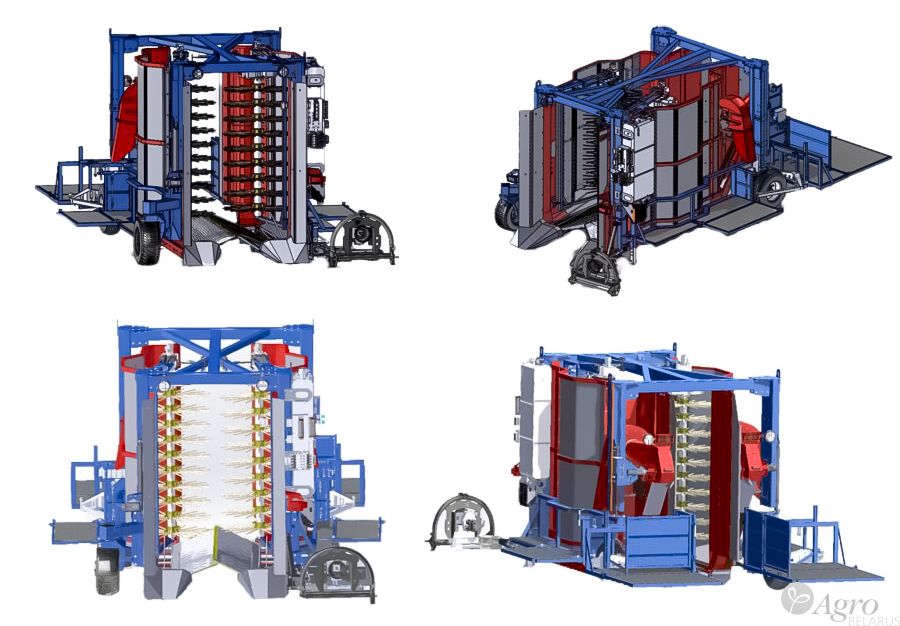 Комбайн прицепной полнорядный ягодоуборочный JAGODA 300
