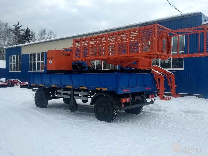 Подмости мобильные мостовые БЛ-08-01 на автомобильном прицепе