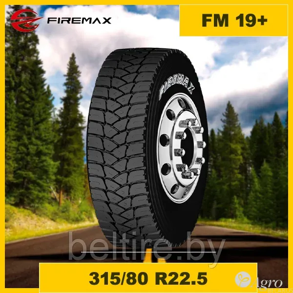Шина грузовая 315/80 R22.5 FIREMAX FM 19+