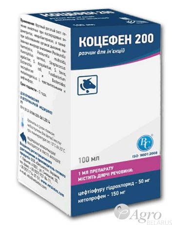 Препарат антибактериальный Коцефен 200