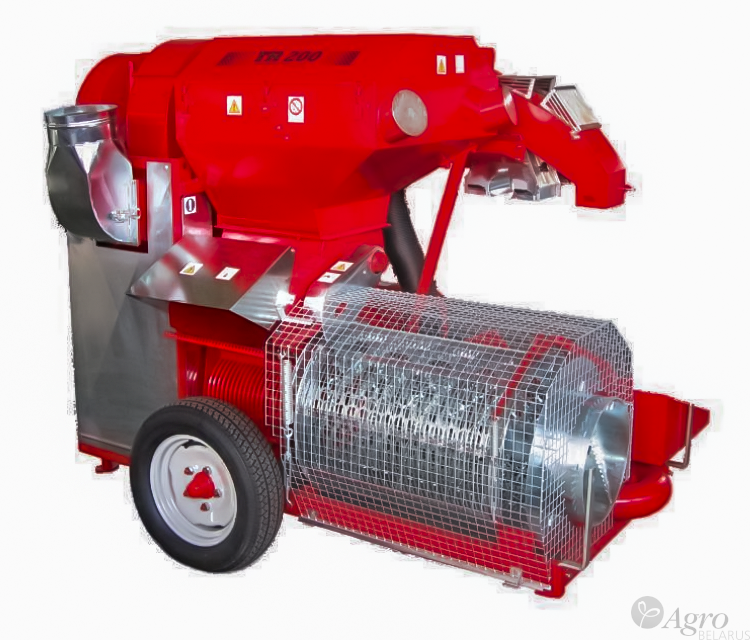 Комбайн-подборщик TR 200.2 с подъёмником для сбора орехов