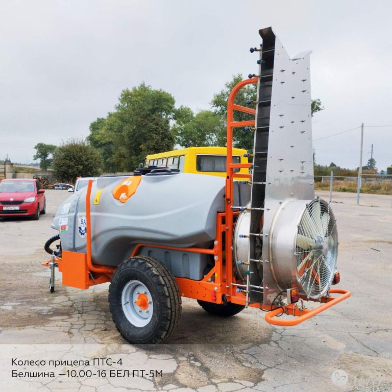 Опрыскиватель ЗУБР ПВ с двухвентиляторной приставкой “Колонна 2К”