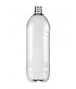 Бутылка полимерная ПЭТ 1,5л (под газ) бесцветная ЭКООО