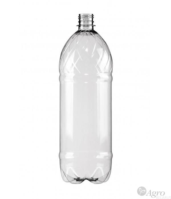 Бутылка полимерная ПЭТ 1,5л (под газ) бесцветная ЭКООО