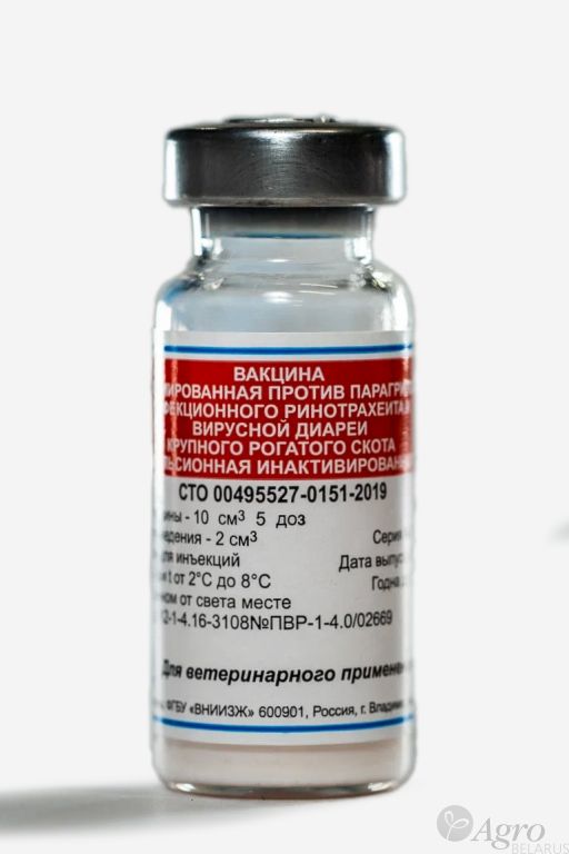 Вакцина ассоциированная против парагриппа-3, инфекционного ринотрахеита и вирусной диареи крупного рогатого скота эмульсионная инактивированная «ВНИИЗЖ-БовиРес-ВД»