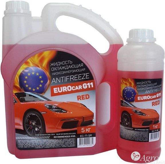 Антифриз Eurocar Red (Красный) G11